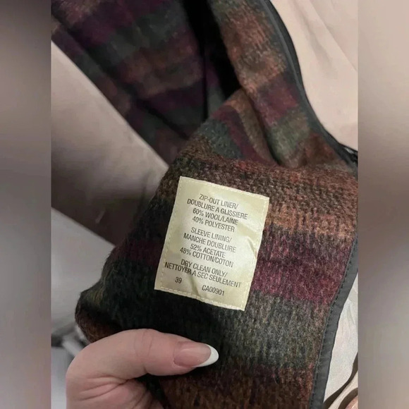 Vintage | London Fog | Trench Coat w/ Removable Fleece Lining | Sz 14P - Picture 8 of 12